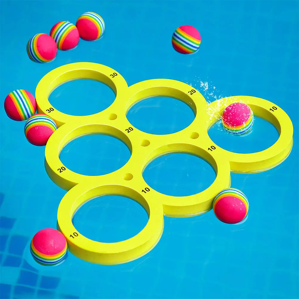 Pool Game Set with 10 Balls