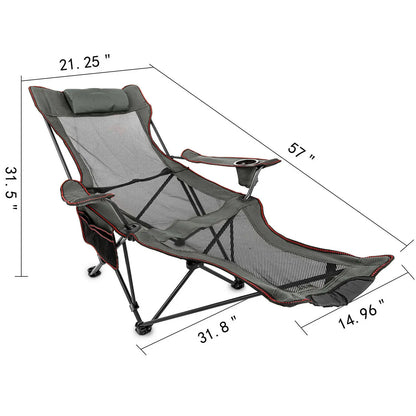 Folding Outdoor Lounge Chair