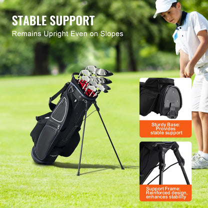 Golf Cart Bag with 14 Way Organizer Divider