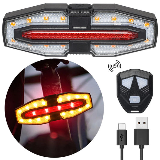 Rechargeable Tail Light with Turn Signals