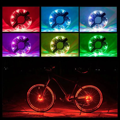 LED Rechargeable Bike Wheel Hub Light