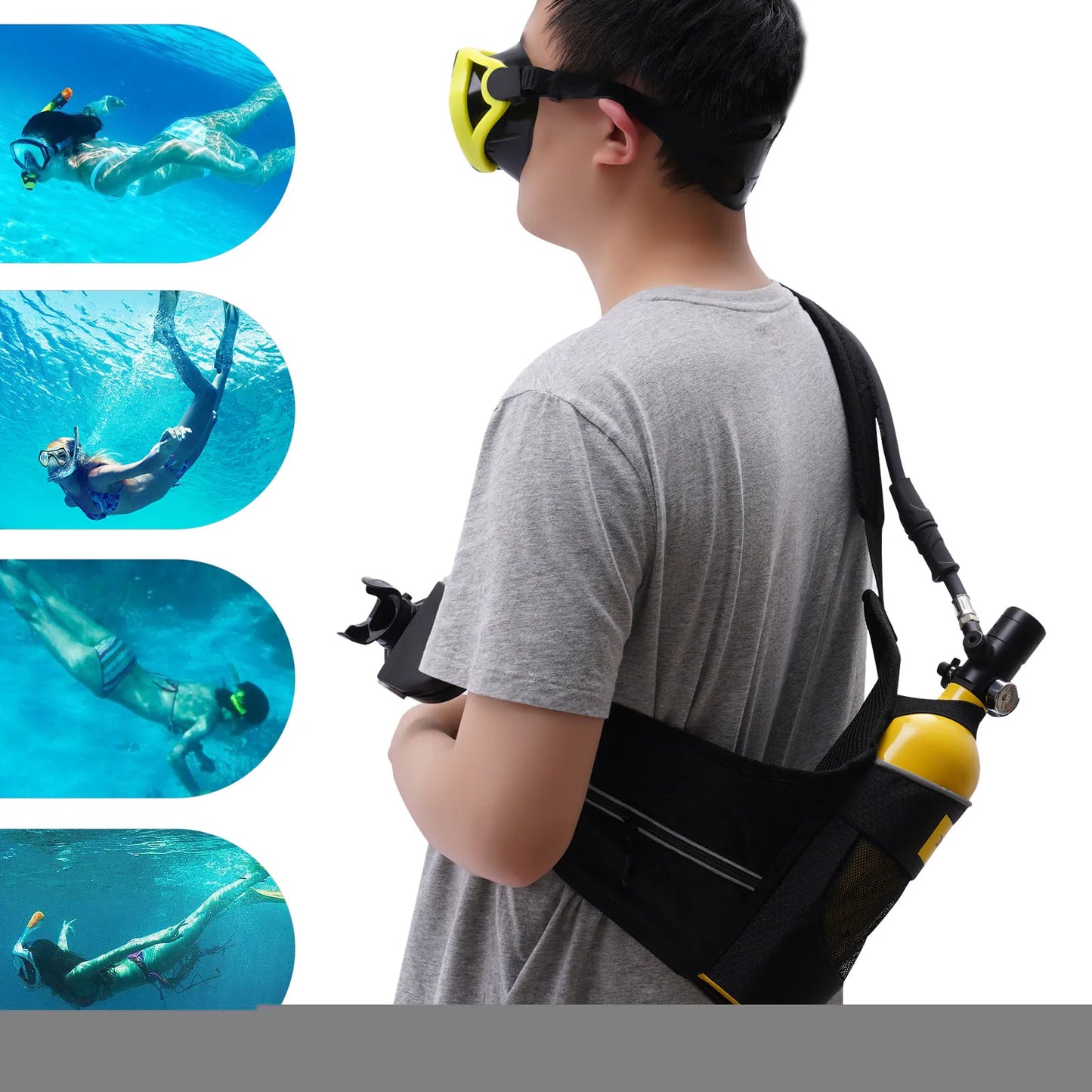 Reusable Mini Scuba Tank Within Breathing Capacity
