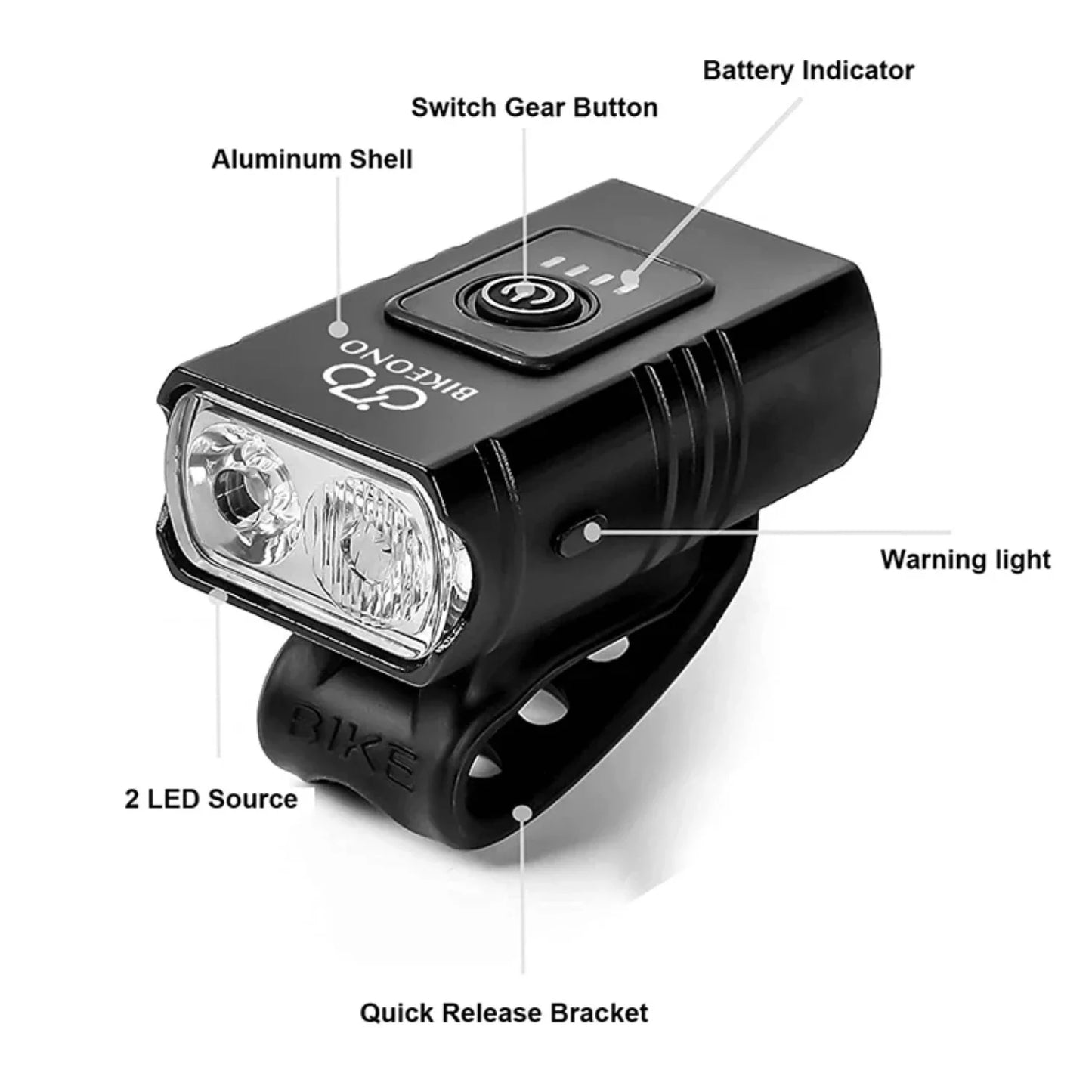 Rechargeable Bicycle Lights