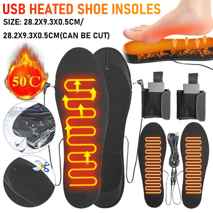 Electric Heated Insoles Pad