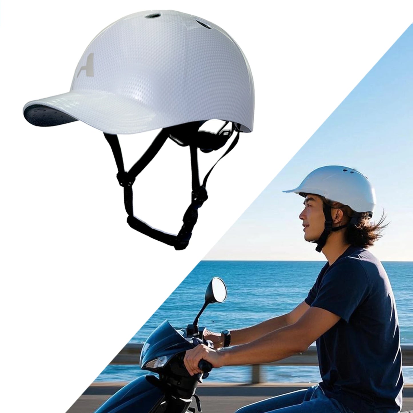 Adult bike Helmet with Visor