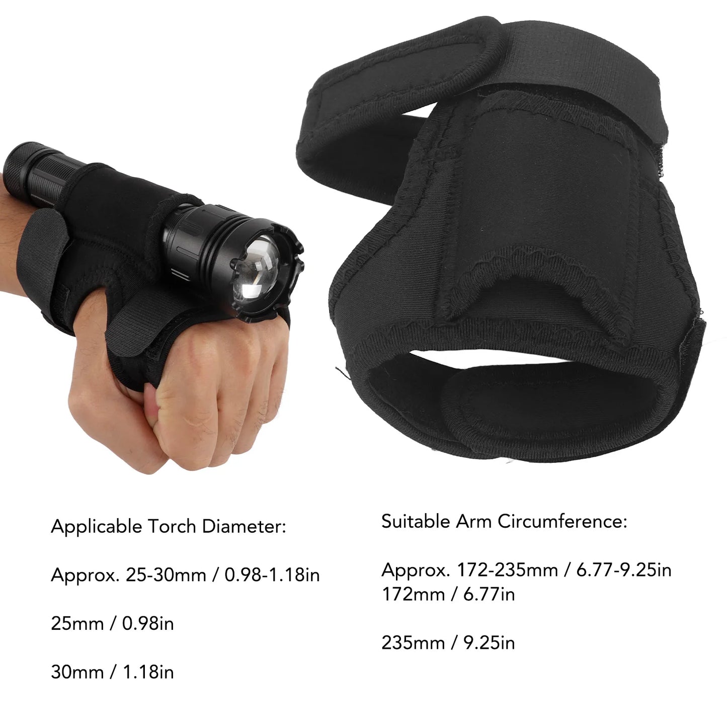 Underwater Wrist Flashlight Holster