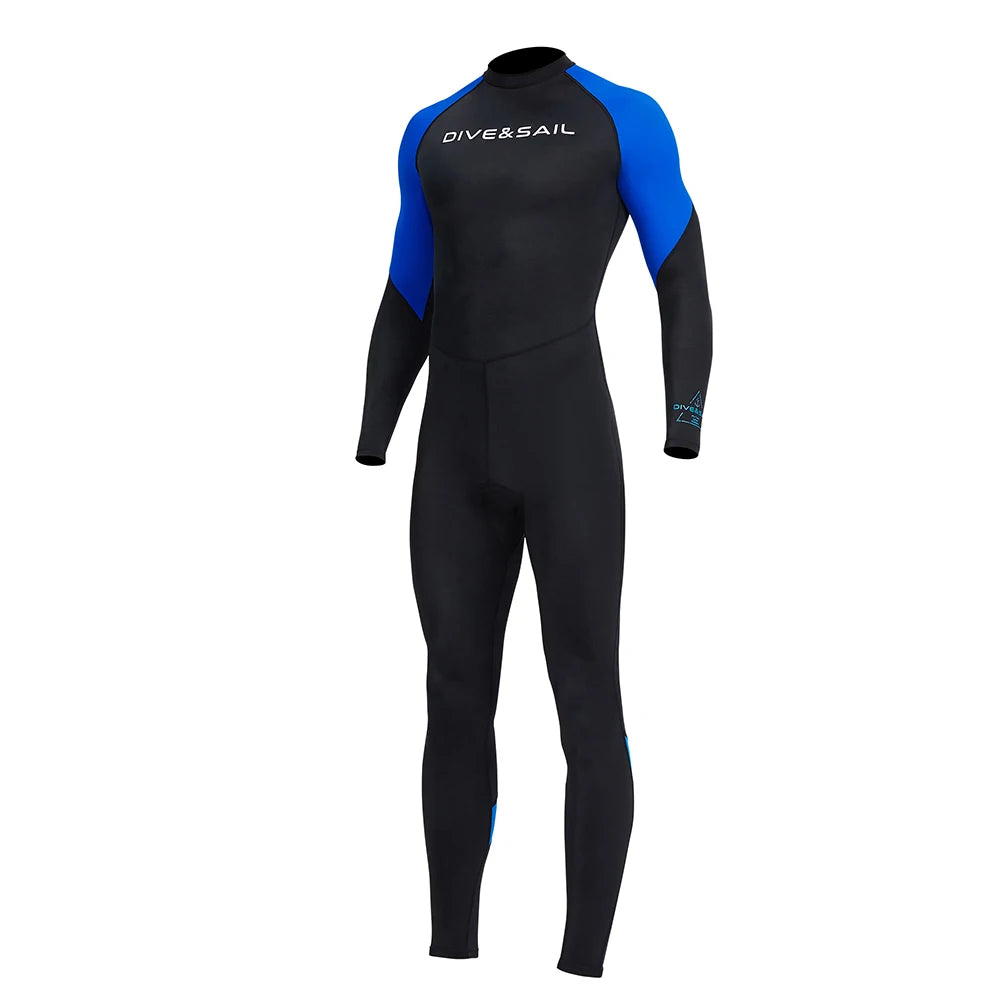 Elastic Anti-scratch Men's Diving Suit with Zipper