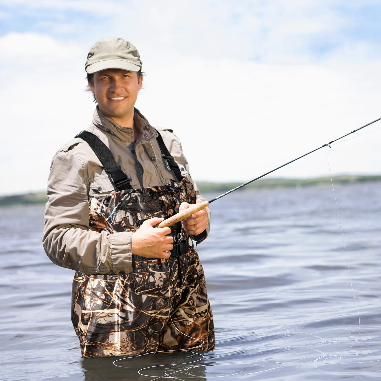 Men's Chest Waders with Boots