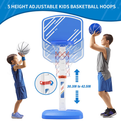 Adjustable Height Basketball Hoop