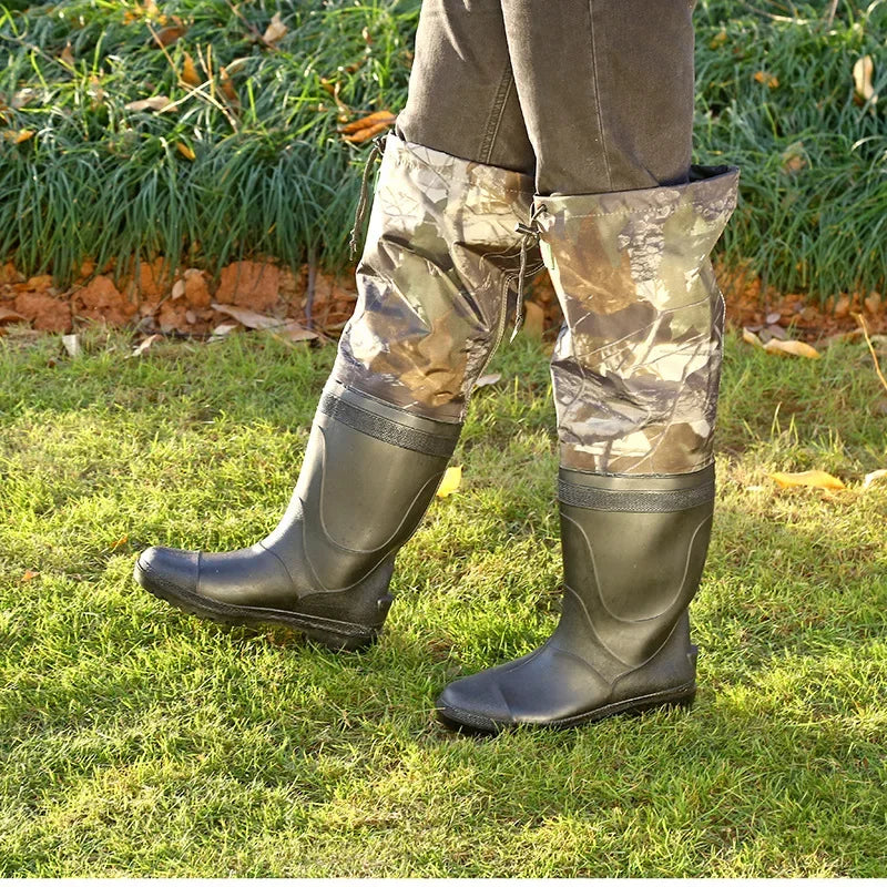 Knee High Camouflage Hunting Boots