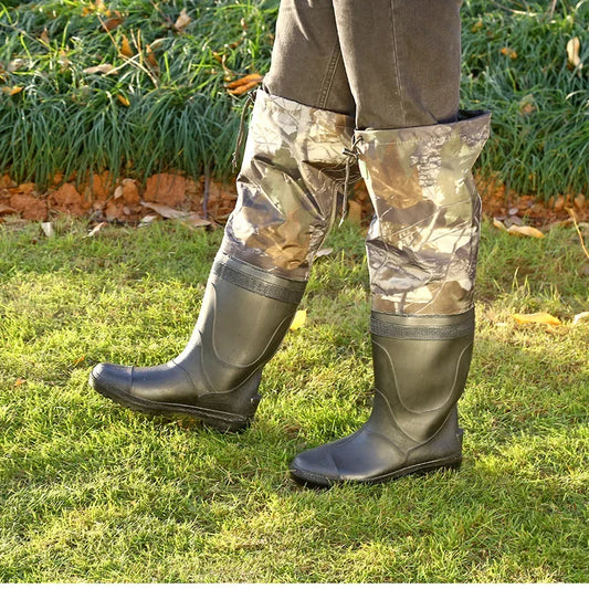 Knee High Camouflage Hunting Boots