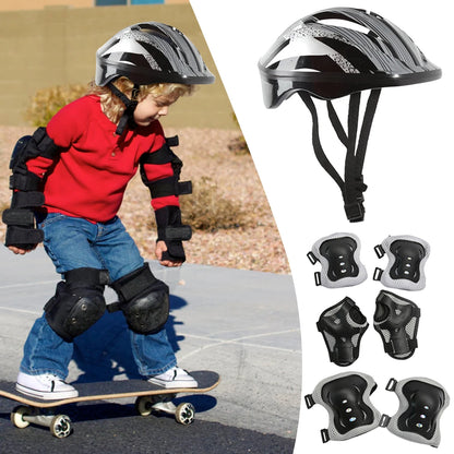 Kids Helmet with Pads Set