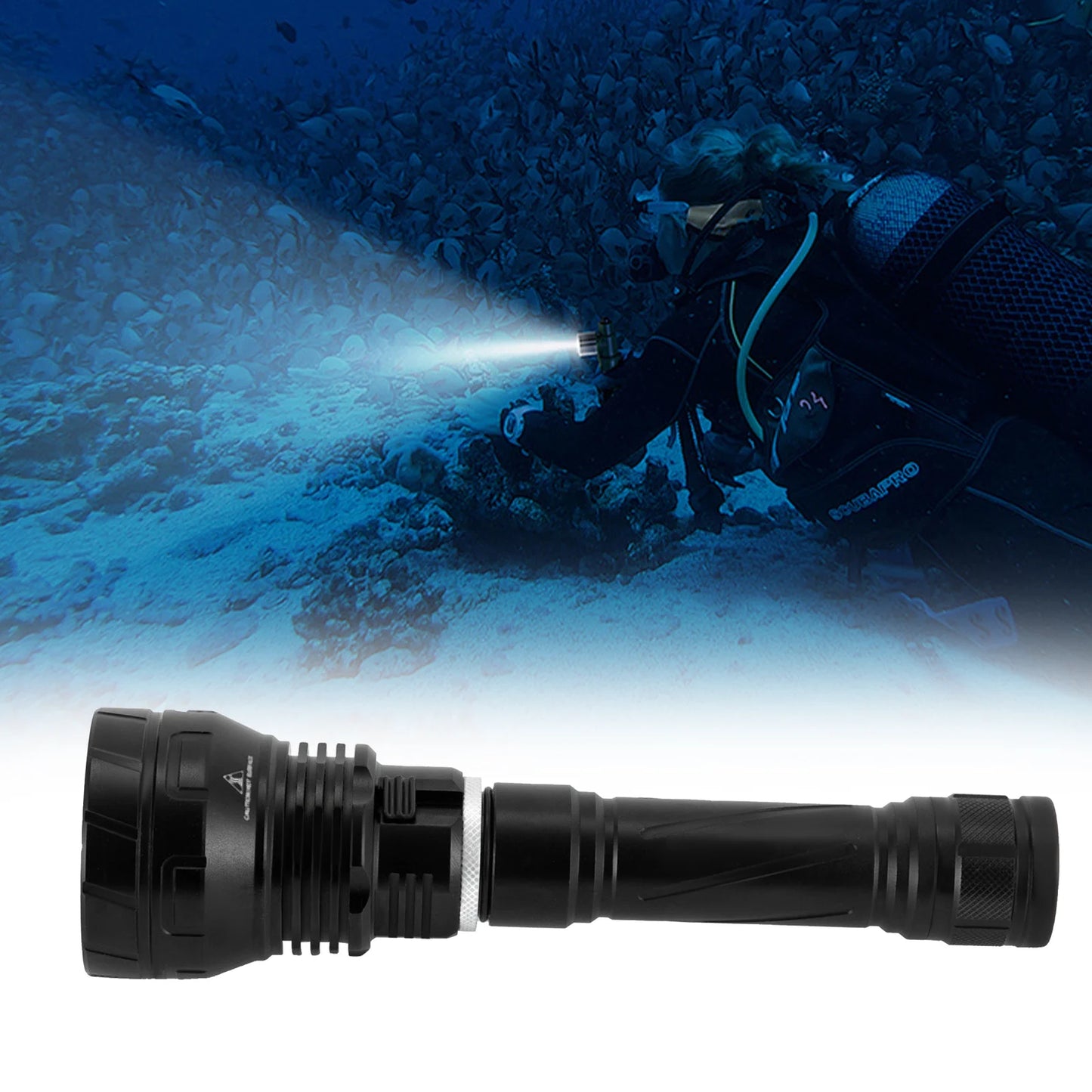 Diving Compact Bright Flashlight