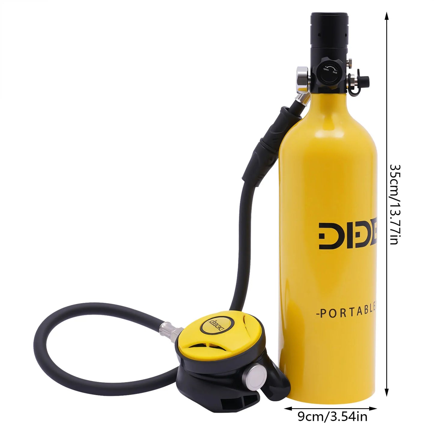 Reusable Mini Scuba Tank Within Breathing Capacity