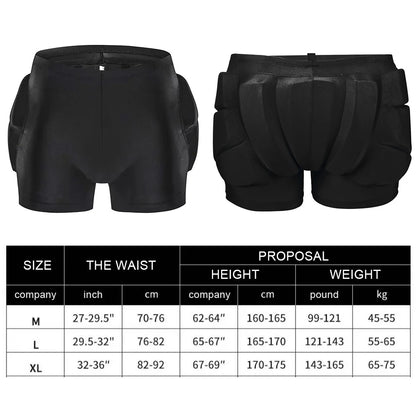 Padded Shock Absorbent undershorts