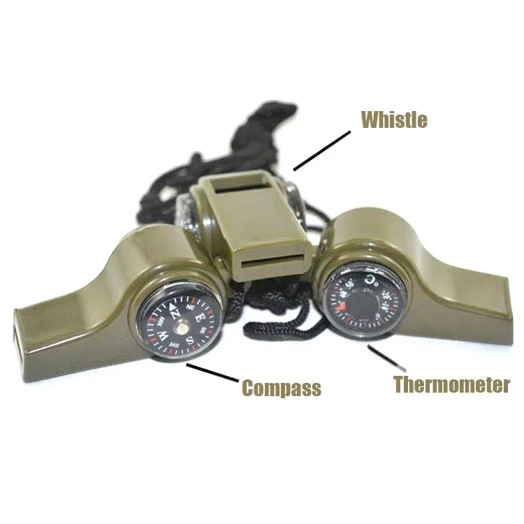 Survival Whistle with compass