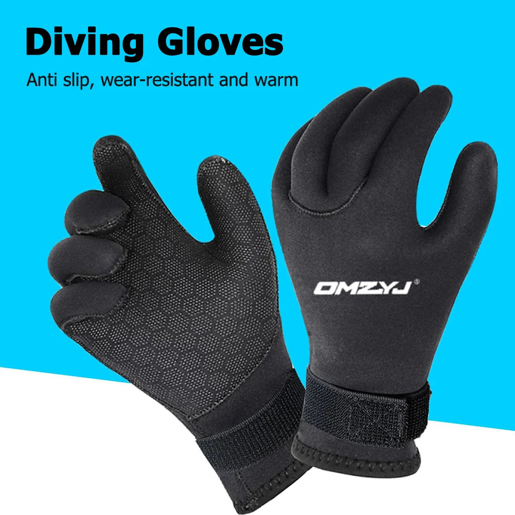 Five Finger Anti Slip Wetsuit Gloves