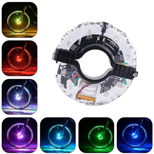 LED Rechargeable Bike Wheel Hub Light