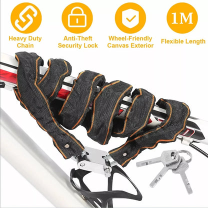 Bicycle Anti-theft Chain Padlock