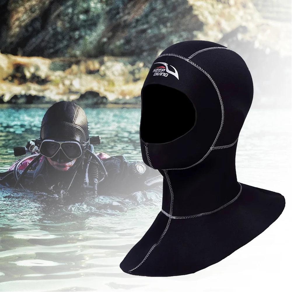 Stretchable Wetsuit Hood for Men and Women