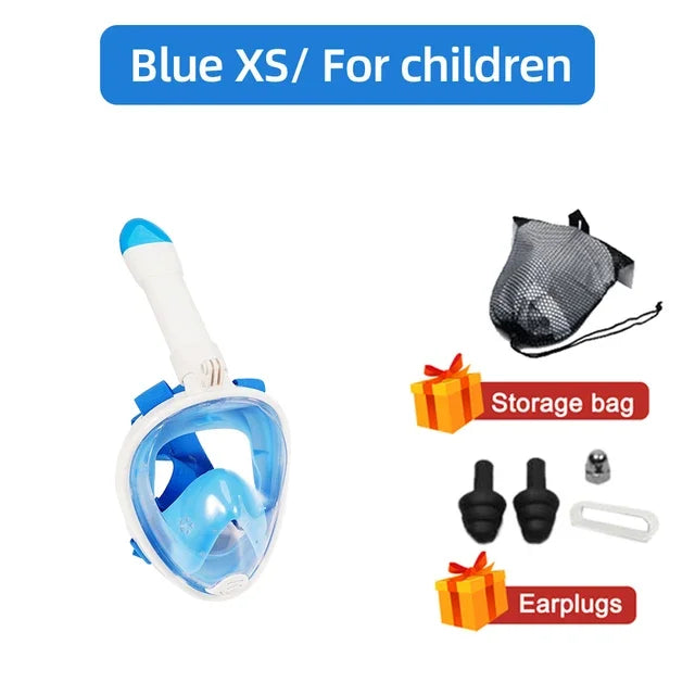 Kids Anti Fog Full Face Mask Set