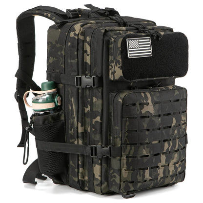 Tactical Backpack with Dual Cup Holder