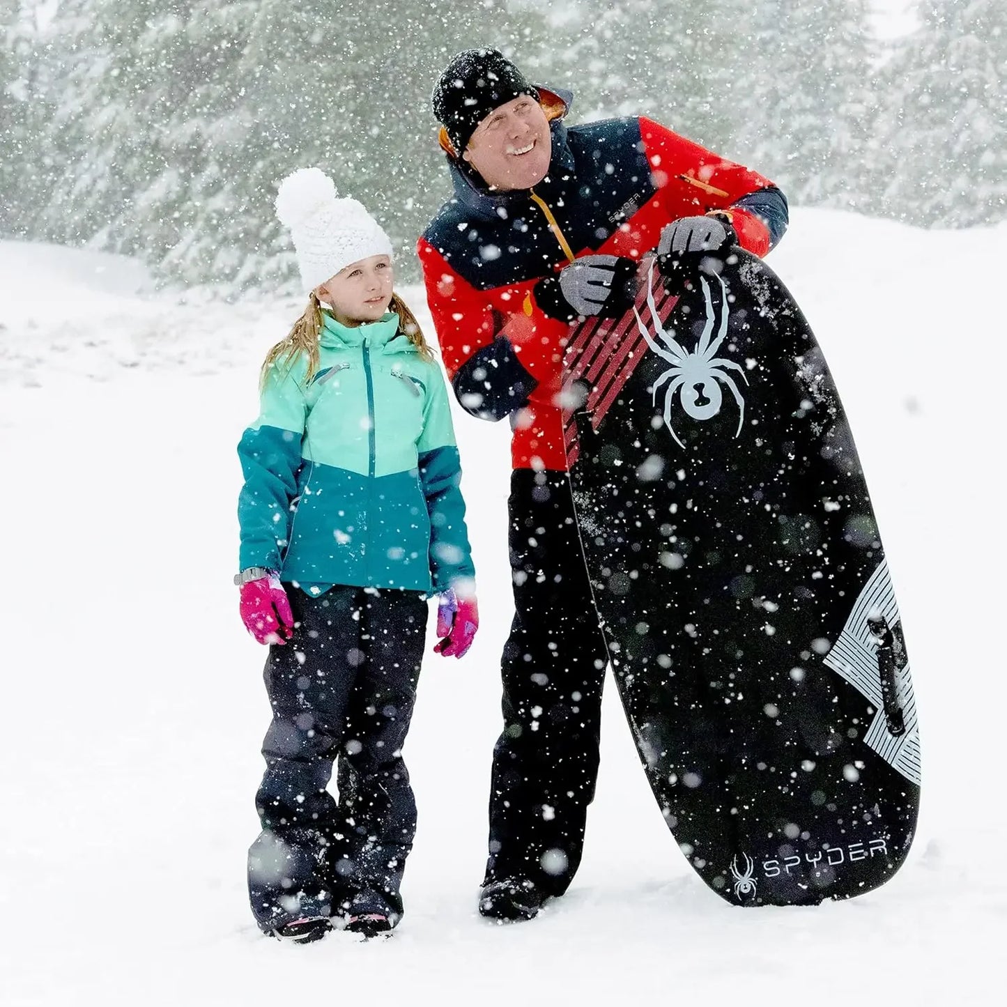 Durable Snow Sled with hard bottom