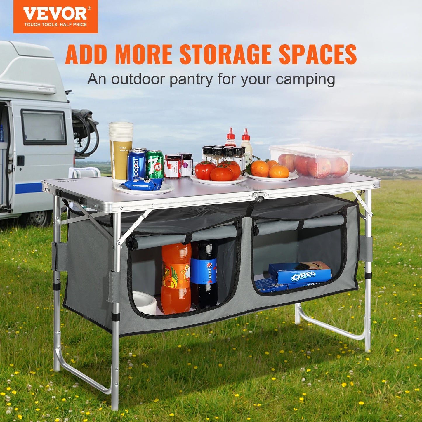 Folding Camping Kitchen Table