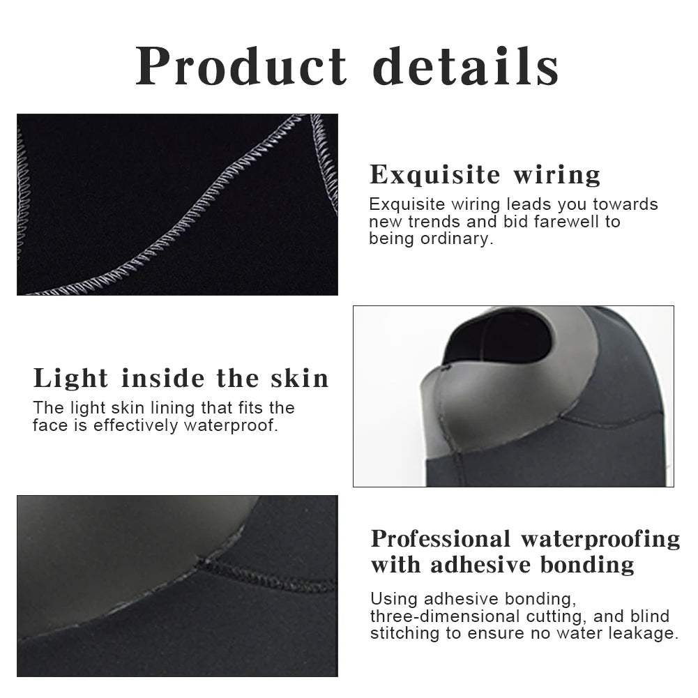 Stretchable Wetsuit Hood for Men and Women