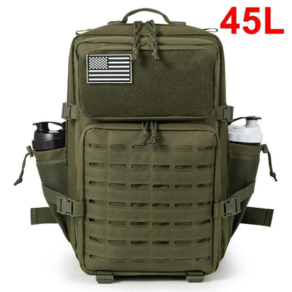 Tactical Backpack with Dual Cup Holder