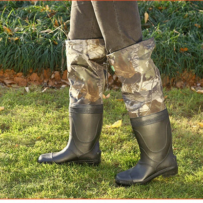 Knee High Camouflage Hunting Boots