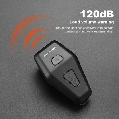 Electric Bike Bell with Anti-Theft Alarm