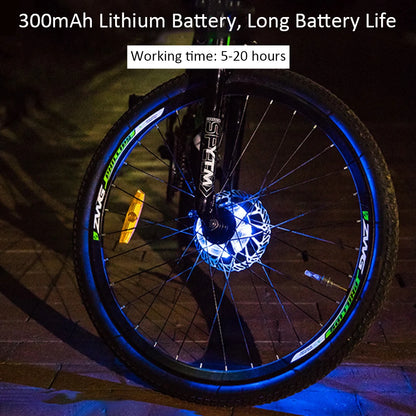 LED Rechargeable Bike Wheel Hub Light