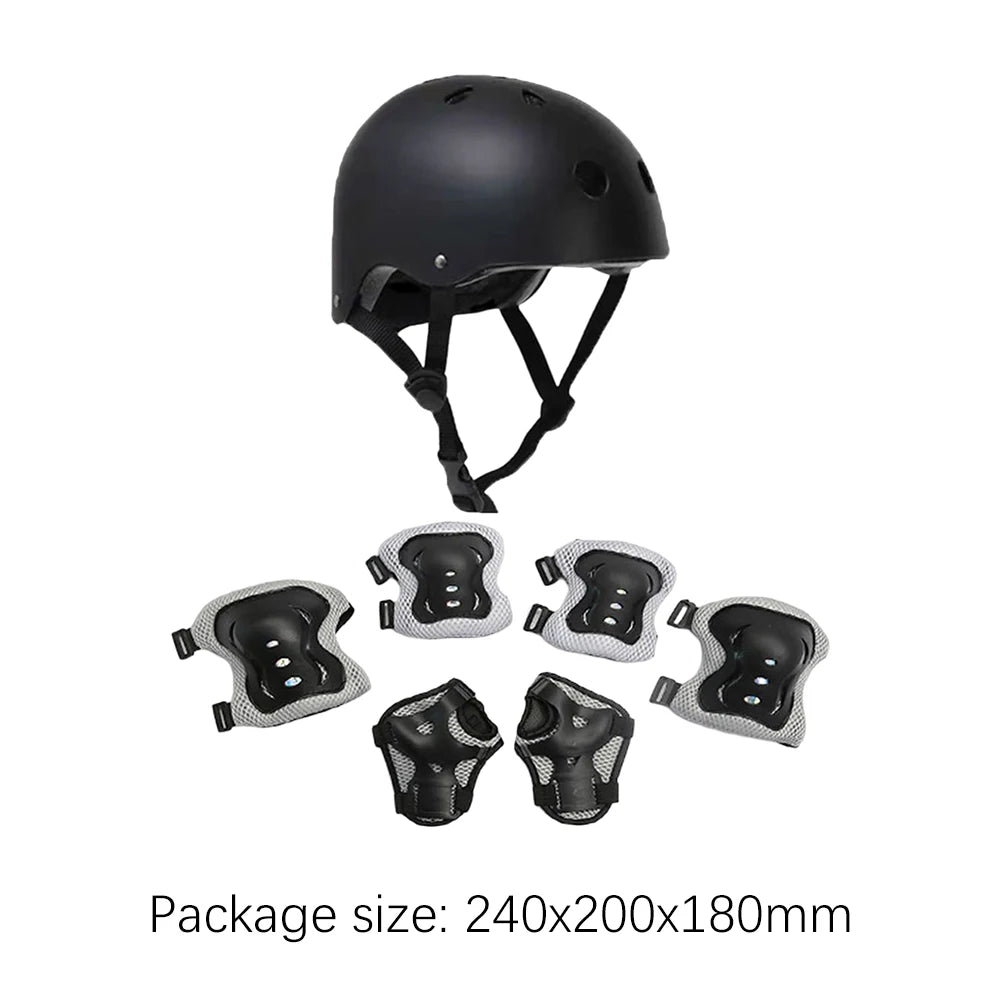 Kids Helmet with Pads Set