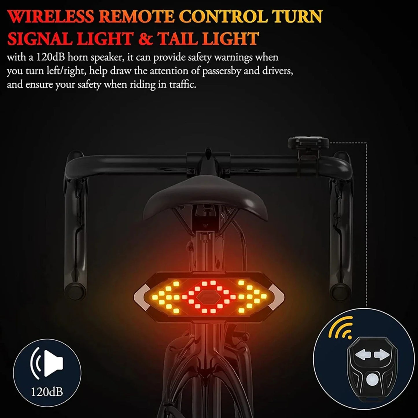 Rear Bike Turn Signals