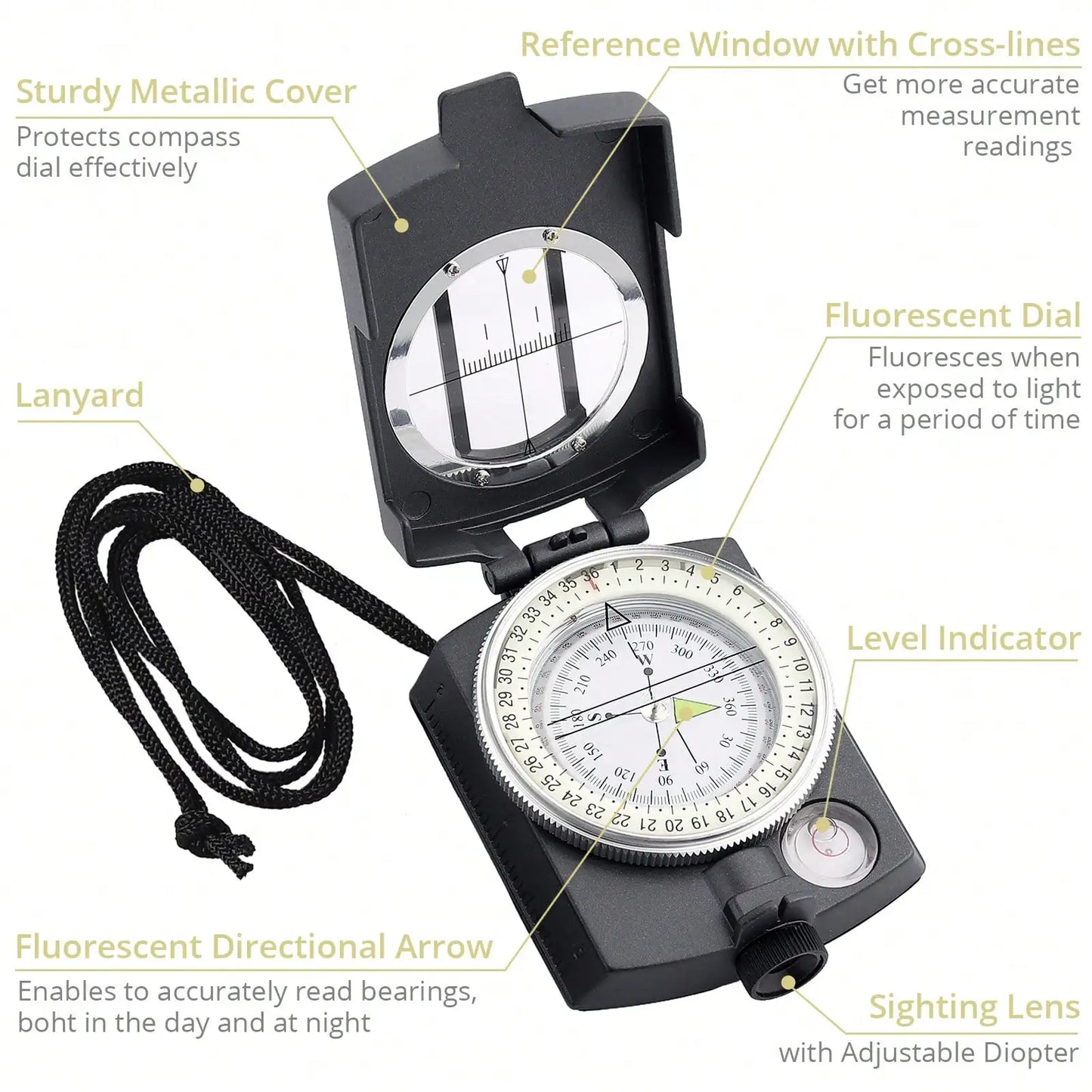 Multifunction Pocket Compass