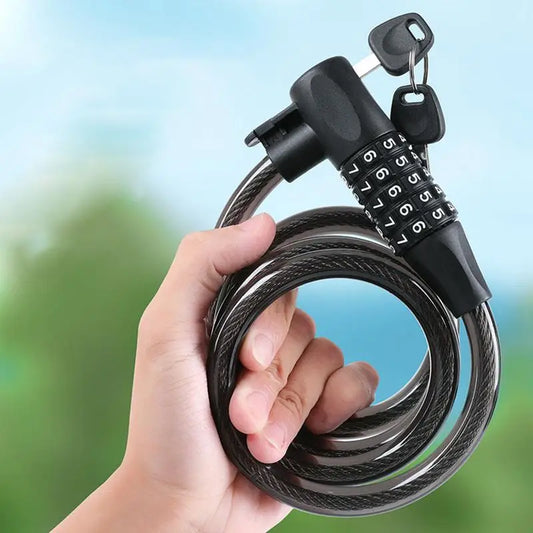 Cable Bike Lock with Key/Password