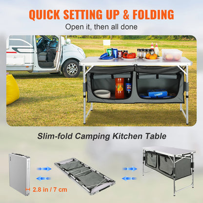 Folding Camping Kitchen Table