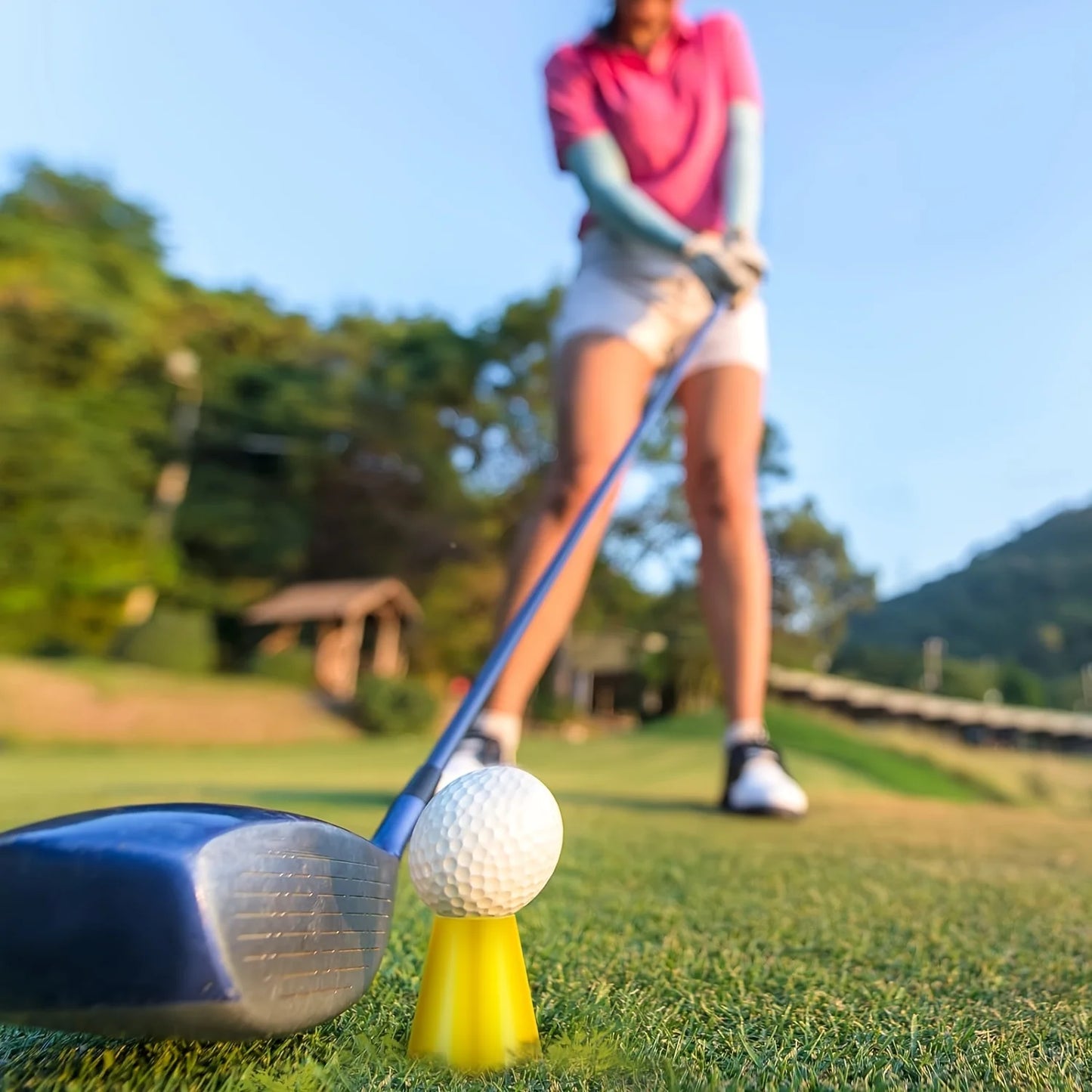 4 Different Height Golf Tees