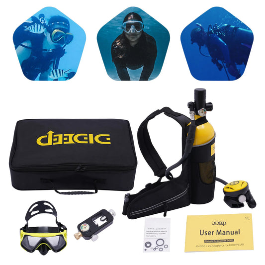 Reusable Mini Scuba Tank Within Breathing Capacity