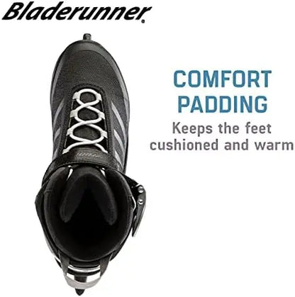 Mens Black and Gray Ice Skates