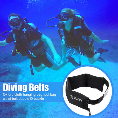 Portable Scuba Weight Belt Portable Snorkeling Diving Weight Belt Bag with Pocket Quick Drying Waist Hanging Water Sports Equipment