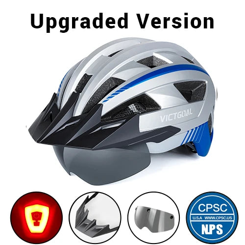 Bike Helmet With Rear LED Light for Men and Women