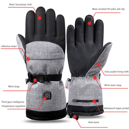 Heater Full Finger Winter Glove