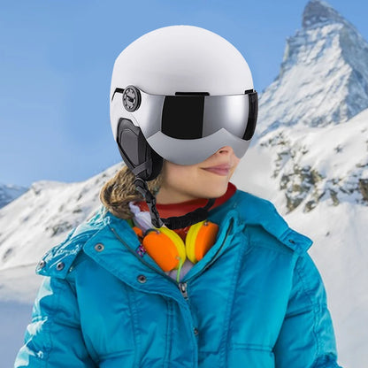 Kids winter Helmet With Goggles