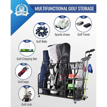 Garage Golf Rack Organizer