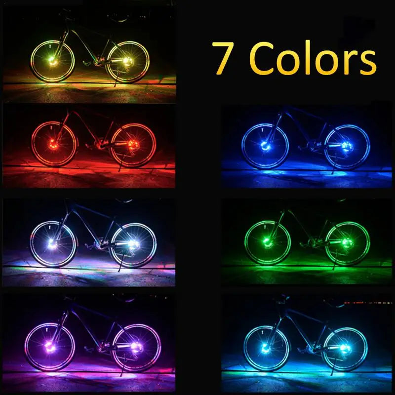 LED Rechargeable Bike Wheel Hub Light