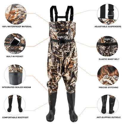 Men's Chest Waders with Boots
