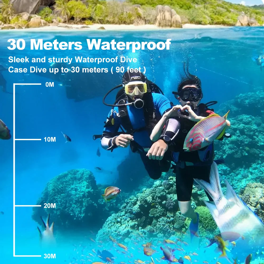 4K Diving Mask Camera