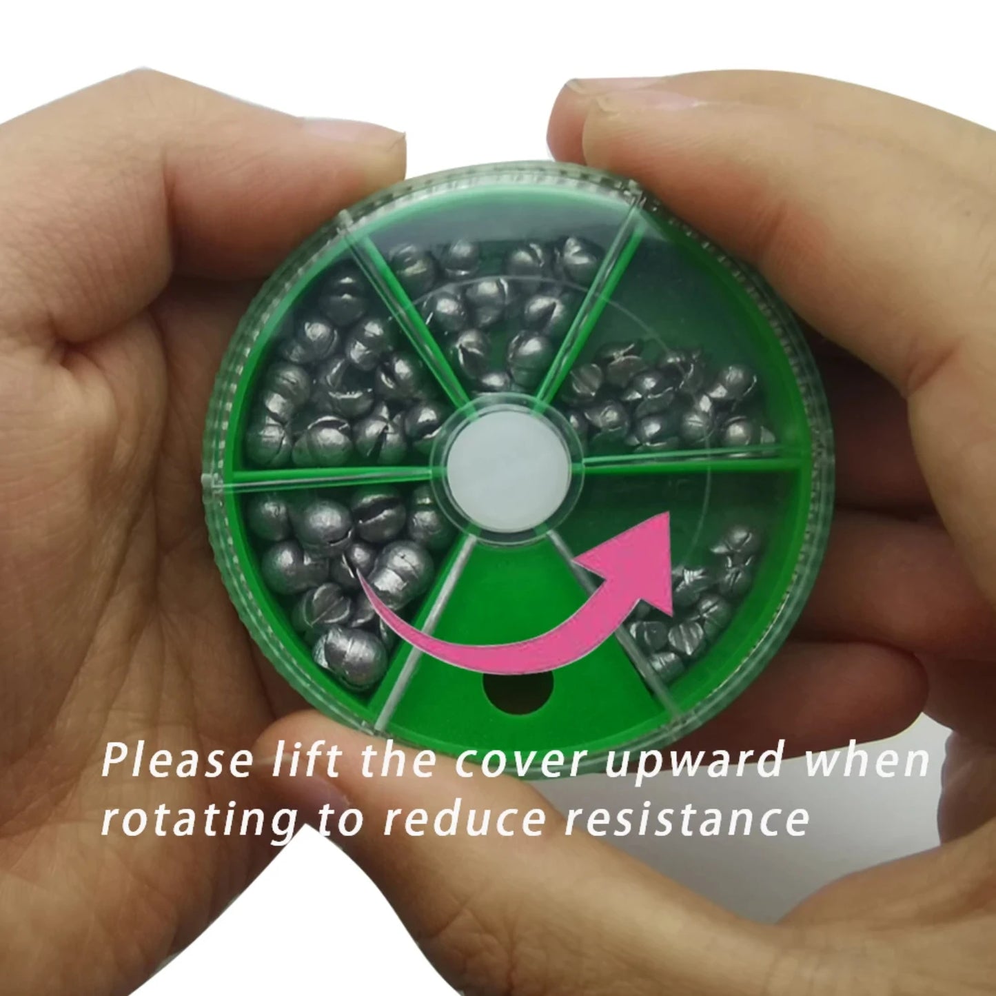 Assorted 50pcs Round Split Sinkers